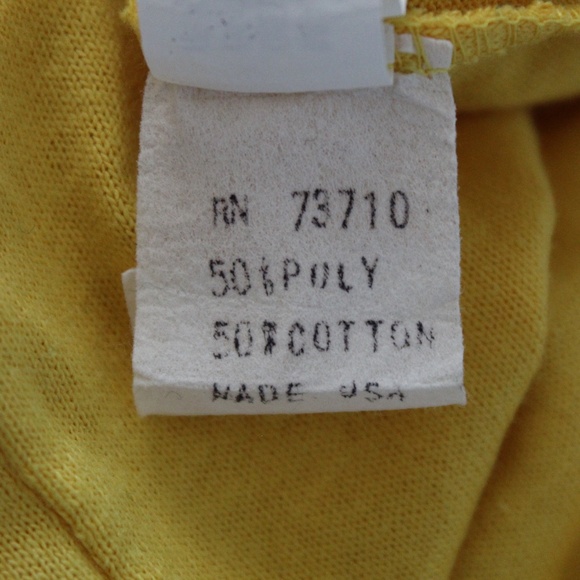 Vintage Marigold Yellow Elastic Waist T-Shirt Dress - Picture 10 of 10